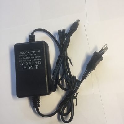 Adaptador de alimentação AC/DC de 24 W para CCTV Frequência de saída 50/60Hz Potência de saída 1-50 W