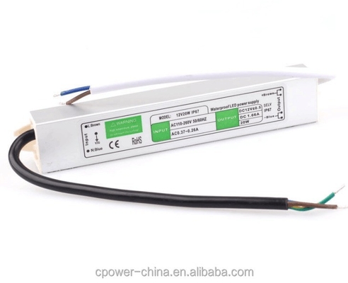 Fonte de alimentação de 12V DC para ROHs CE subaquáticos 10W 15W 20W