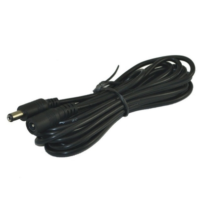 12V de macho para fêmea 2.1x5.5MM cabo de extensão de energia para câmeras de CCTV condutor de cobre
