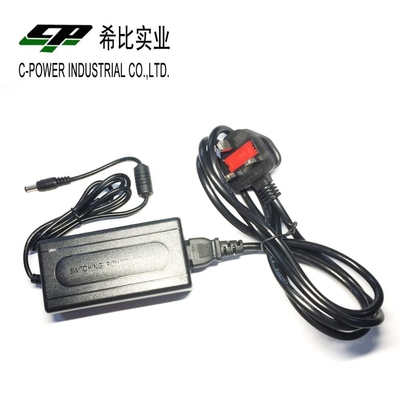 Desktop 100 240V AC 12VDC 6Amp Adaptador 72W 12V Fonte de alimentação em preto Corrente de saída 6A
