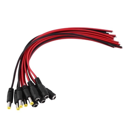 30cm Câmera de Segurança de CCTV DC Homem Mulher Jack de Potência Plug Conector Cable Feito de cobre