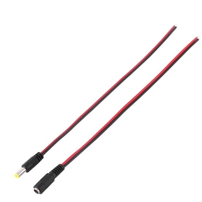 30cm Câmera de Segurança de CCTV DC Homem Mulher Jack de Potência Plug Conector Cable Feito de cobre
