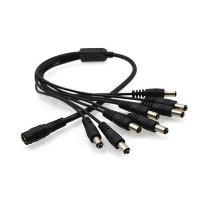 Cable de Adaptador de Potência DC de Local Original Feminino para Masculino 5.5x2.1mm para Câmera de CCTV