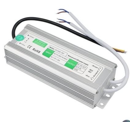 Fonte de alimentação IP67 Impotente em prata de saída única 10W 12V 24V 5V 90-270V AC DC C-Power
