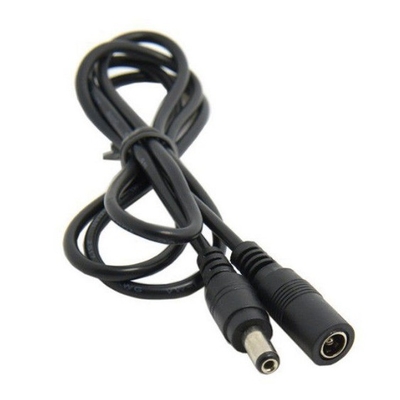 Cable de extensão de energia de 12 V DC isolado em PVC de 5,5 x 2,1 mm para câmara de vigilância de vídeo/LED/DVR/PSU Lead