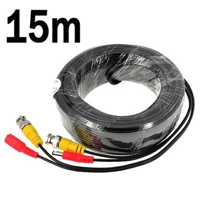 Cable de extensão da câmara de segurança de CCTV 5-30M BNC Video DC Power Supply para vigilância