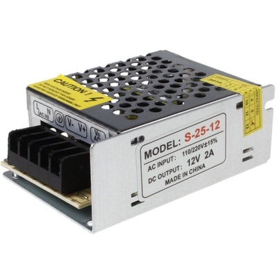 12V 5V Fornecimento de energia de comutação 12V 2.1A 5V 5A Frequência de saída 50/60Hz Tensão de saída 5V