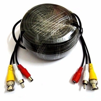 Cable de extensão de vídeo/potência/áudio de CCTV revestido de PVC profissional para telecomunicações