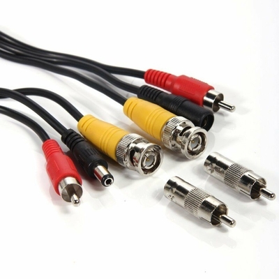 Cable de extensão de vídeo/potência/áudio de CCTV revestido de PVC profissional para telecomunicações