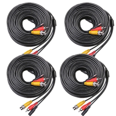 Cable de extensão de vídeo/potência/áudio de CCTV revestido de PVC profissional para telecomunicações