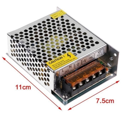 Tipo de saída única 36w 12v 3a Fornecedor de energia de néon em cor prateada para C-Power