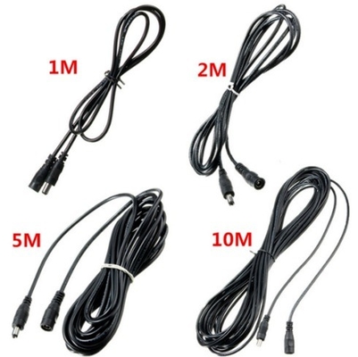 1M 2M 3M 5M 10M comprimento CCTV DC cabo com conector masculino e feminino