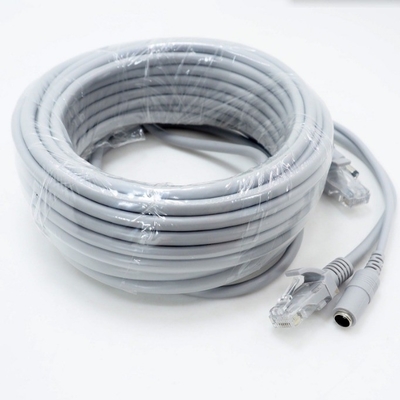 Cable de alimentação de vídeo LAN de rede Ethernet Cat5E amplamente utilizado para câmera IP CCTV