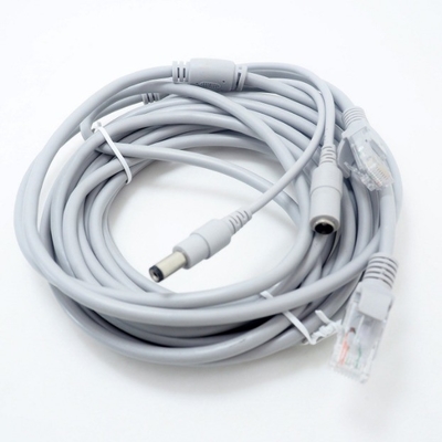 Cable de alimentação de vídeo LAN de rede Ethernet Cat5E amplamente utilizado para câmera IP CCTV