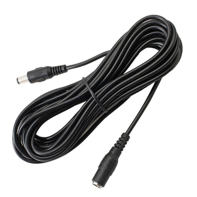 Cable de extensão de alimentação de corrente contínua de 2 V de PVC 5.5 x 2,1 mm para câmera de vigilância de vídeo/LED/DVR/PSU Lead