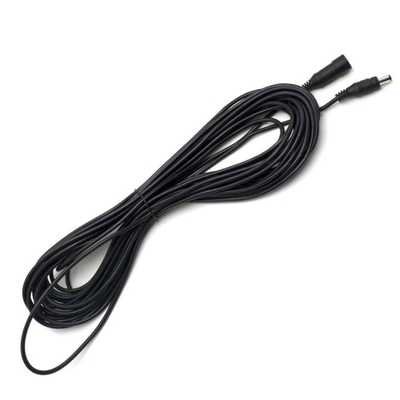 Cable de extensão de alimentação de corrente contínua de 2 V de PVC 5.5 x 2,1 mm para câmera de vigilância de vídeo/LED/DVR/PSU Lead