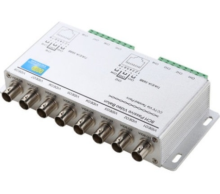 HD CVI AHD TVI Compatível 8CH Transmissor de vídeo passivo Balun Receptor para câmera de vigilância