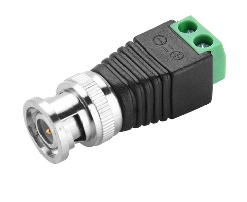 CAT5 para BNC Balun de vídeo coaxial 2.1mm macho DC Power Connector Kit AF como acessórios de CCTV