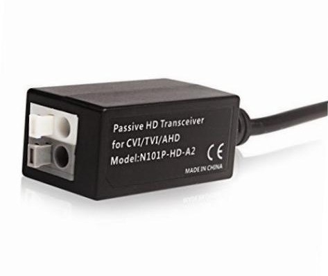 ABS plástico UTP torcido vídeo passivo Balun Transmissor Transceptor para sistema de CCTV
