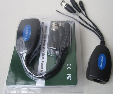CCTV BNC Video Power Data Balun/ Transceiver Extender através de Proteção contra Surge Cat5e