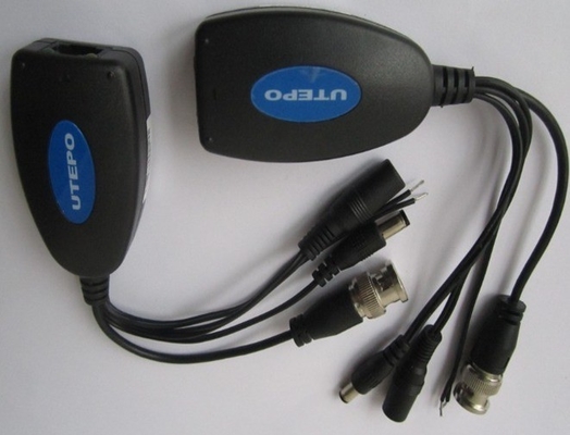 CCTV BNC Video Power Data Balun/ Transceiver Extender através de Proteção contra Surge Cat5e