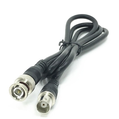 Sistema de vigilância de segurança BNC Conector feminino CCTV extensão cabo de linha coaxial