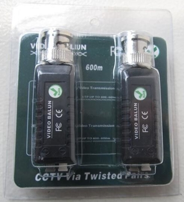 CAT5e CAT6 para Adaptador de Transmissor Balun de Vídeo BNC passivo de canal único