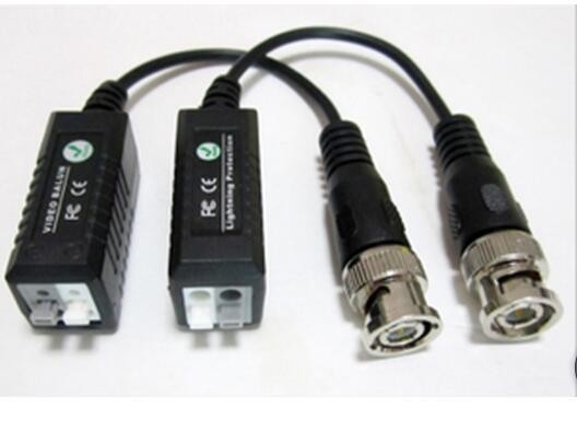 CAT5e CAT6 para Adaptador de Transmissor Balun de Vídeo BNC passivo de canal único