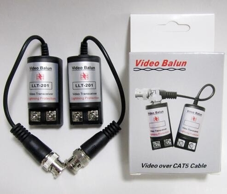 Tecnologia avançada 1CH Activa AHD HD UTP BNC Video Power Balun para DVRs de câmeras de vigilância