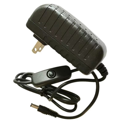 12V 1A 1000ma 2A 3A Adaptador de alimentação para interruptor de ligação/desligação LED e design durável