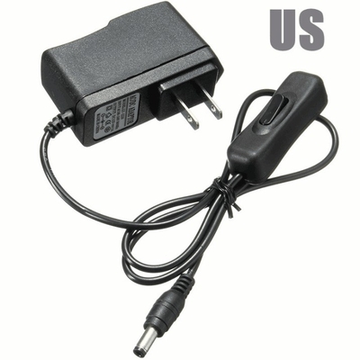 12V 1A 1000ma 2A 3A Adaptador de alimentação para interruptor de ligação/desligação LED e design durável