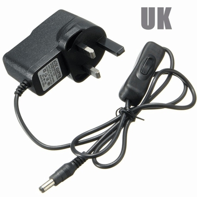 12V 1A 1000ma 2A 3A Adaptador de alimentação para interruptor de ligação/desligação LED e design durável