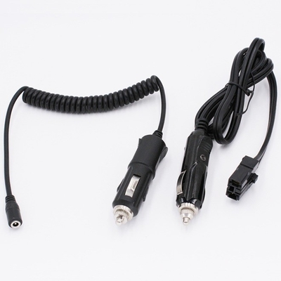 Cabo de carregador de automóvel de tipo macho para isqueiro de cigarros em veículos de 12v 5.5x2.1