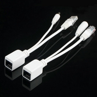 Certificado CE Pares POE Ethernet Injetor Splitter Adaptador Cable para CCTV RJ 45 RCA