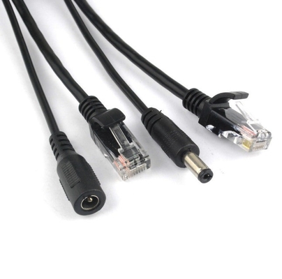Adaptador PoE passivo e splitter suporta 5V 12V 24V 48V Distância de transmissão 30-40m