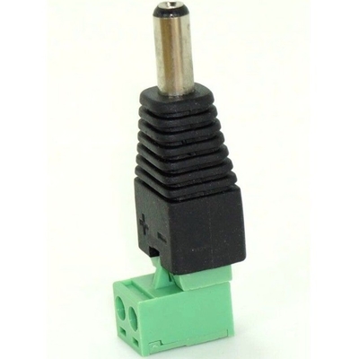 Big CCTV vigilância DC plugue de alimentação macho BNC conector CE certificado para normas