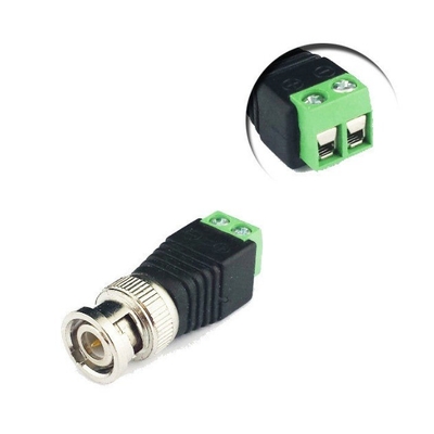 Conectores de câmeras de CCTV ABS 2.1mm DC RCA Phono BNC Plug e Socket Conexão de cabo