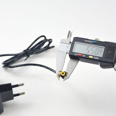Cor preta Reino Unido 12V 1.5A 2A AC Wall Charger Adaptador de cabo de alimentação para quadro fotográfico digital