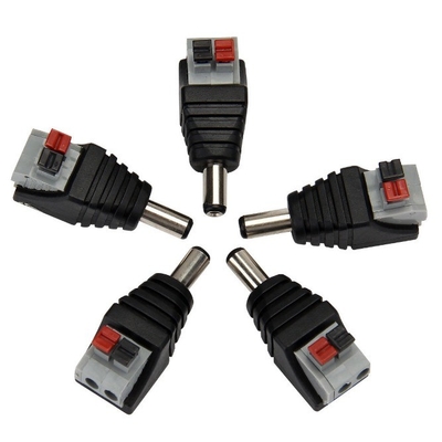 Câmera de vigilância de circuito fechado C-Power cinza DC Power Jack Connector Adaptador para instalações cinza