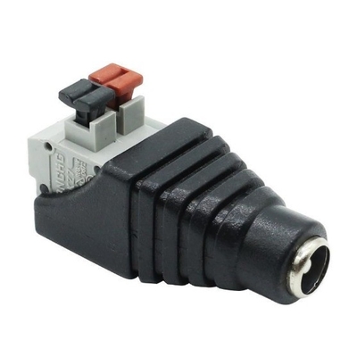 Câmera de vigilância de circuito fechado C-Power cinza DC Power Jack Connector Adaptador para instalações cinza