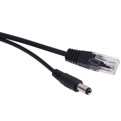 Injetor de divisor de cabo POE para câmaras IP de telecomunicações