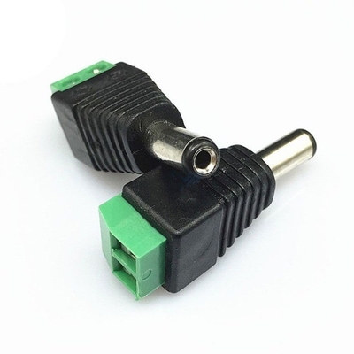 2.1x5.5mm Homem Mulher Jack de alimentação DC Adaptador de conector Plug para câmera feita de cobre