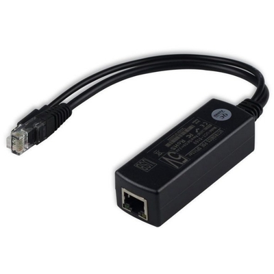 48V a 5V 2.4A PoE Splitter ABS Ethernet Module para alimentação sem problemas através da Ethernet
