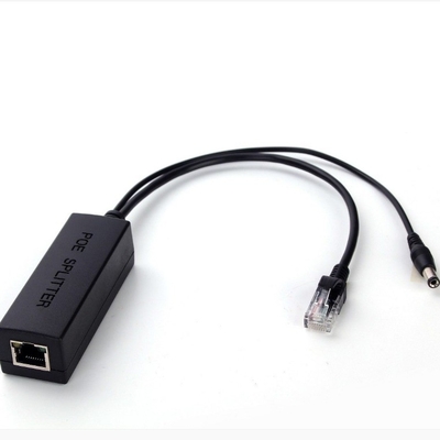 Segurança Interna Splitter POE ativo de 48V a 12V 1A-2A IEEE802.3af com módulo Ethernet