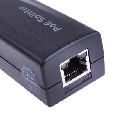 Segurança Interna Splitter POE ativo de 48V a 12V 1A-2A IEEE802.3af com módulo Ethernet