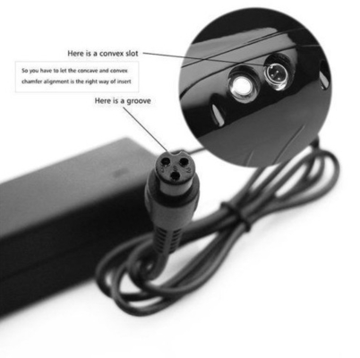 Universal C-Power 42V 2A Adaptador Carregador de Bateria Para Scooter de Equilíbrio Elétrico UK Plug