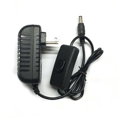 Adaptador de alimentação do interruptor C-Power CCTV 12V 1A 12V 2A com conector do interruptor ON/OFF