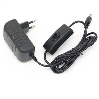 Plug In EU Plug Adapter AC 100-240V DC 12V 2A 24w Adaptador de alimentação com interruptor ON/OFF