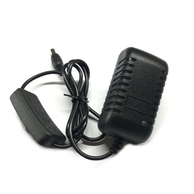 Plug In EU Plug Adapter AC 100-240V DC 12V 2A 24w Adaptador de alimentação com interruptor ON/OFF