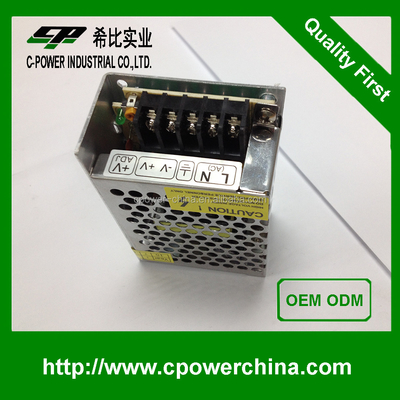 Fonte de alimentação para câmaras de vigilância por vídeo 110v/220v AC 12v 2a 24v 1a DC com frequência de saída 50/60Hz
